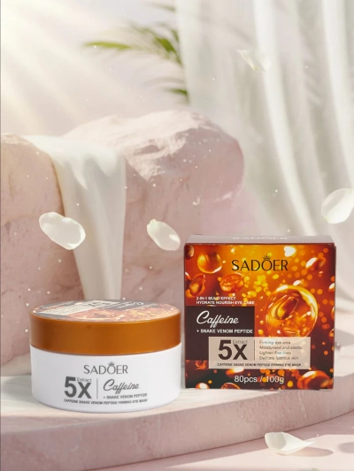 Železne obloge za pod oči s kofeinom - zmanjšujejo znake utrujenosti