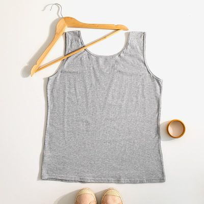 Tmavosivé dámske tielko - Oblečenie