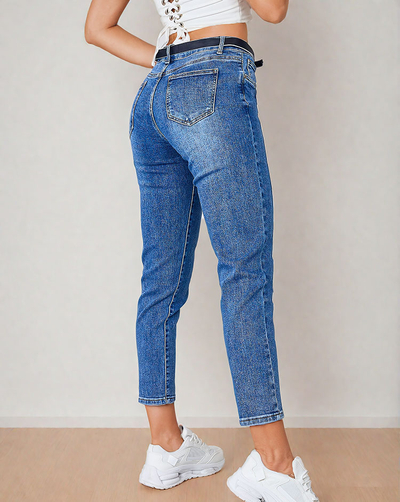 Royalfashion Dámske džínsové nohavice boyfriend