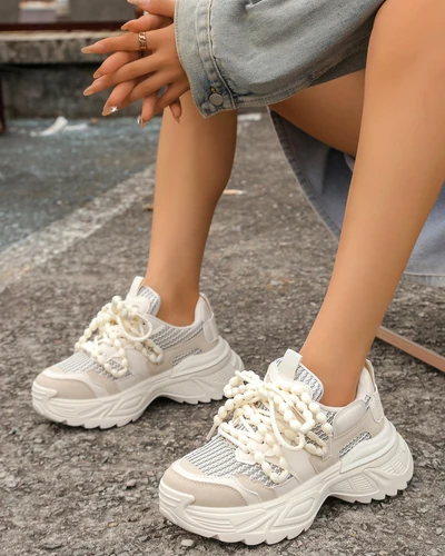 Royalfashion Dámske športové tenisky na hrubšej podrážke Loness