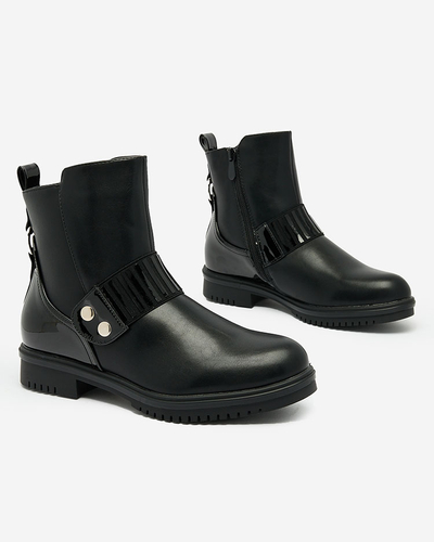 Royalfashion Black Moretix dámske čižmy