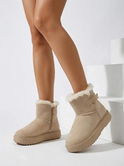 Royalfashion Kratki ženski škornji a'la za sneg Aurelia Classico