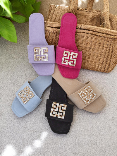 Royalfashion Dámske papuče so plochou podrážkou Zamila