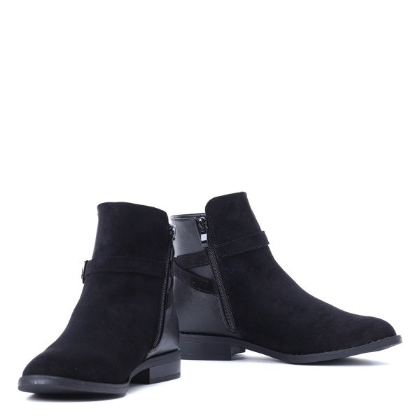 Czarne sztyblety Rita - Obuwie