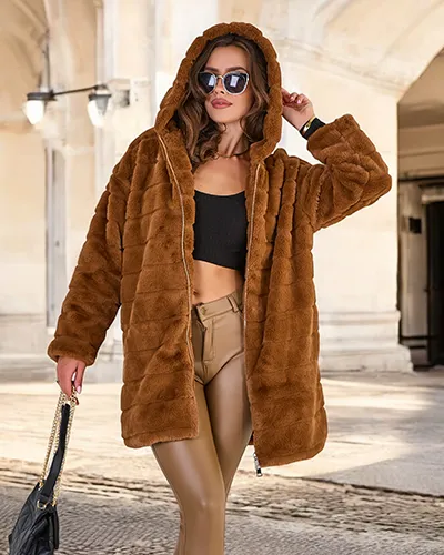 Royalfashion Dámsky kožuch