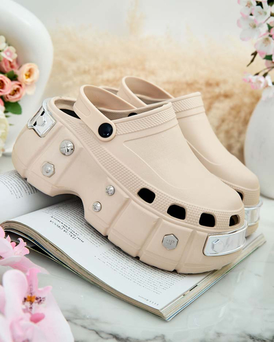 Royalfashion Dámske gumené žabky s ornamentmi Kiroo