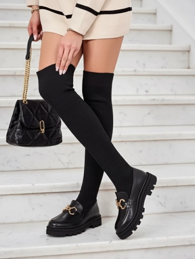 Royalfashion Dámske čižmy nad kolená Rufies