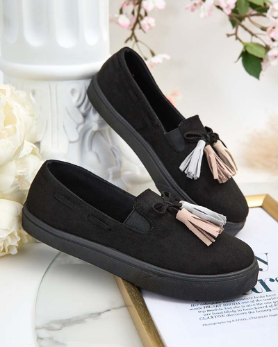 Royalfashion Dámske mokasíny so strapcami Bererto