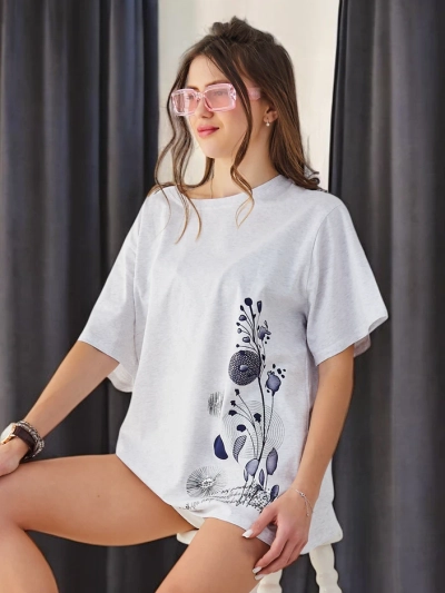 Royalfashion Dámske bavlnené tričko s potlačou