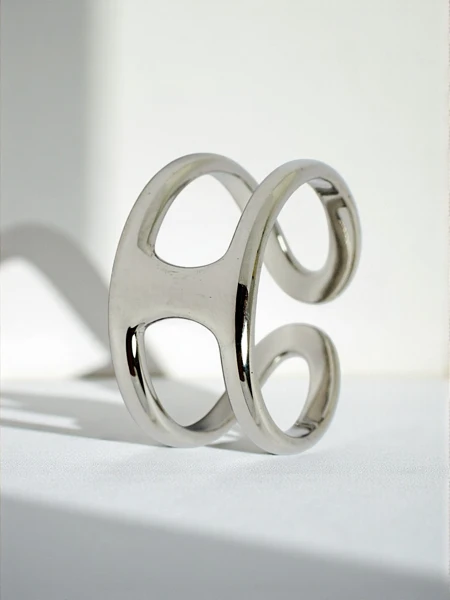 Dolce Vita zapestnica z obročem in okrasnimi obeski