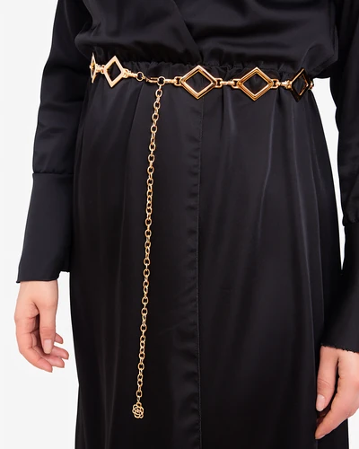 Royalfashion Dámsky dekoratívny kovový opasok