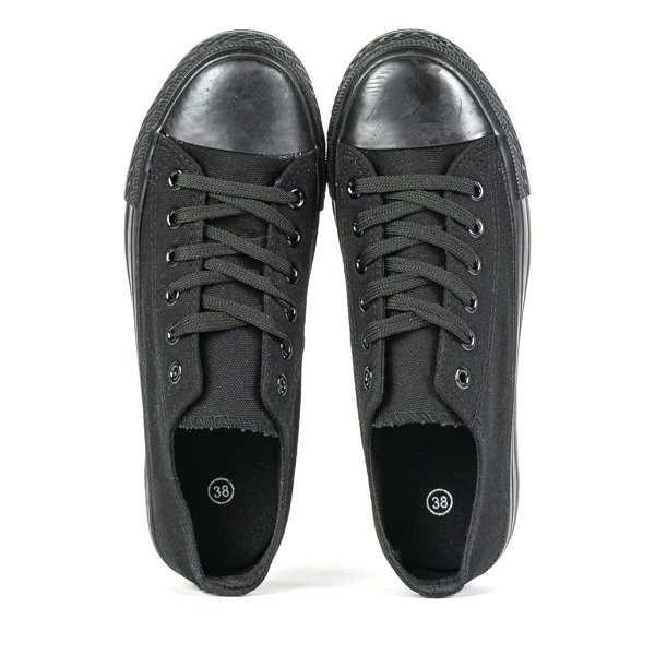 OUTLET Čierne dámske tenisky Noenoes - Obuv