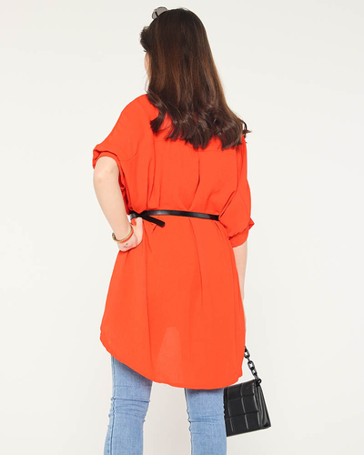 Oranžová dámska tunika - Oblečenie