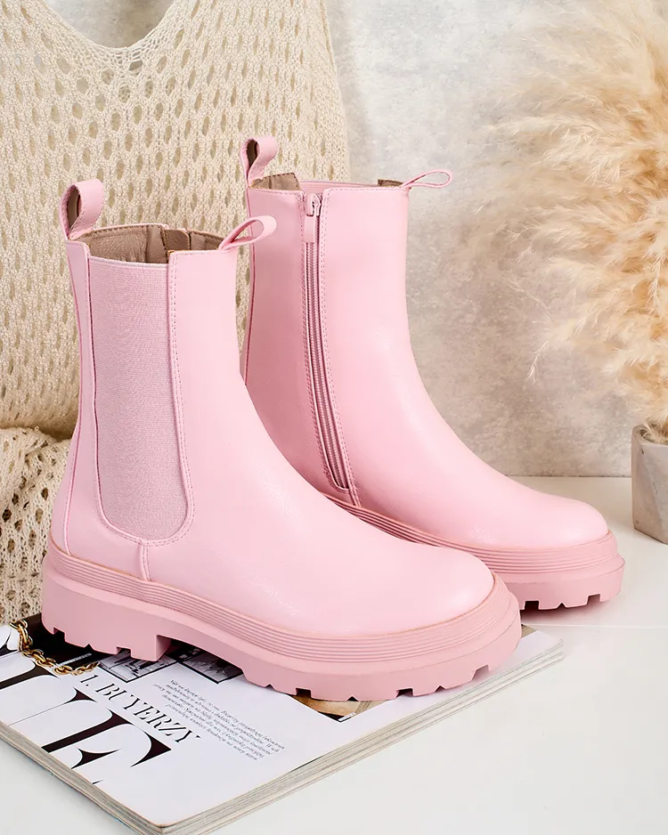 Royalfashion Eko kožené dámske čižmy Ereste