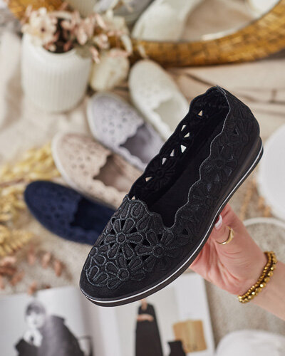 Royalfashion Dámske poltopánky na nízkom podpätku Dellio