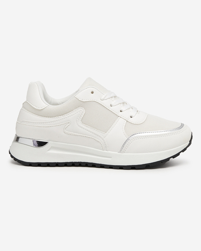 OUTLET Pastelové dámske biele športové topánky značky Delani - Footwear