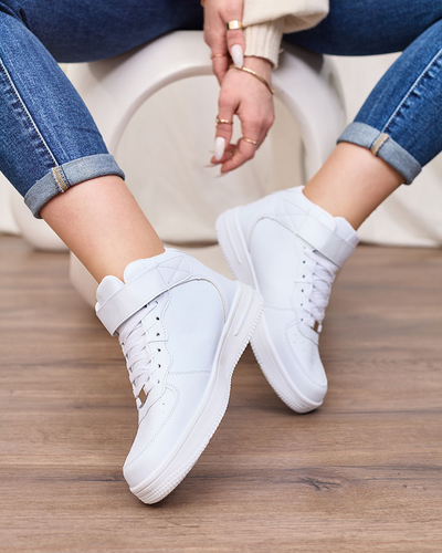 Royalfashion Dámske športové tenisky v bielej farbe Futtes