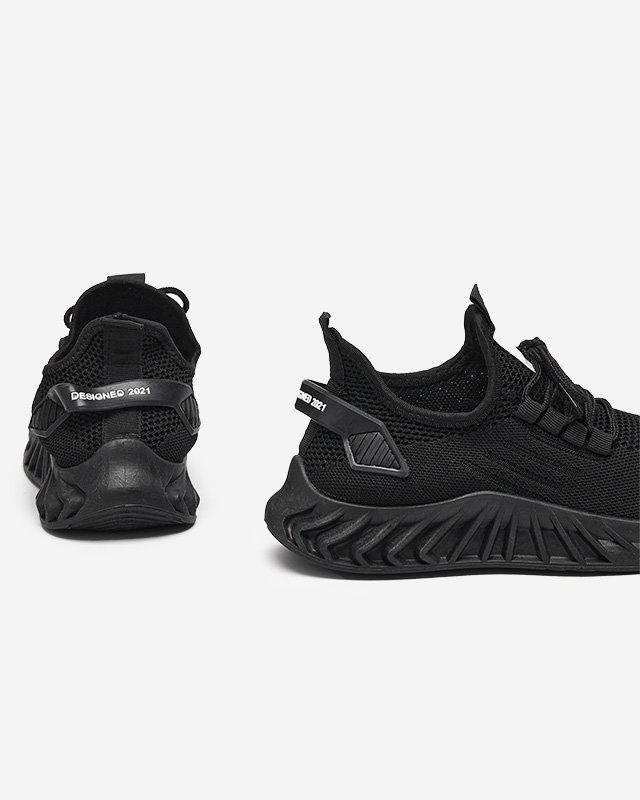 Royalfashion Dámska látková športová obuv v čiernej farbe Ltoti