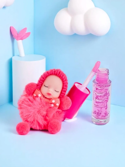 Lesk na pery pre deti s bábikou Fuchsia