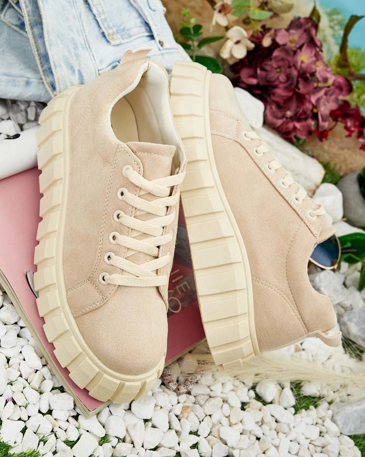 Royalfashion Dámska športová obuv na platforme moon