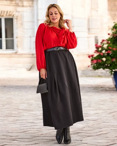 Royalfashion Dámska midi sukňa
