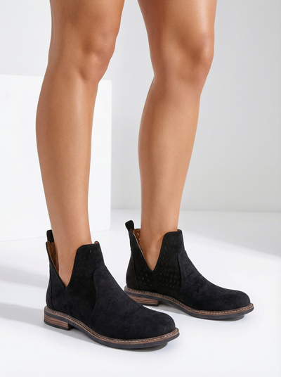 Royalfashion Dámske semišové čižmy Ovilla