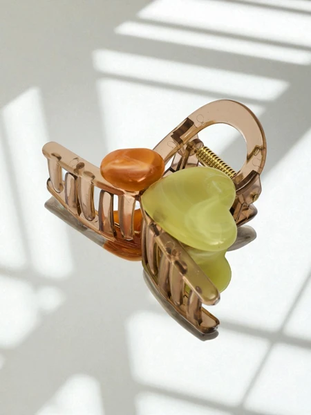 Royalfashion Sponka za lase s srcem