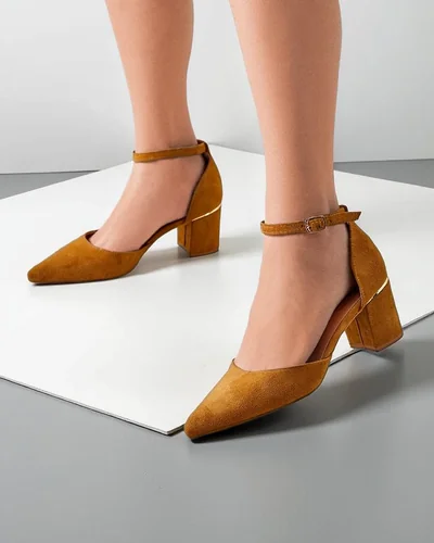 Royalfashion Dámske lodičky na nízkom podpätku Caelda