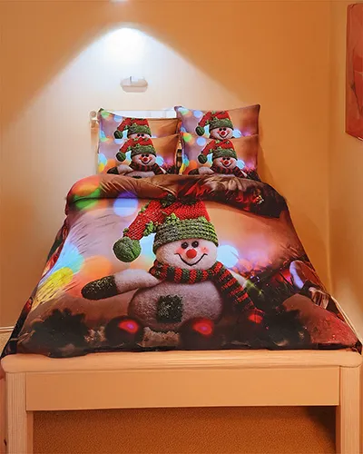 Royalfashion vianočný posteľný set 160x200 kompletný 3-ČASTI