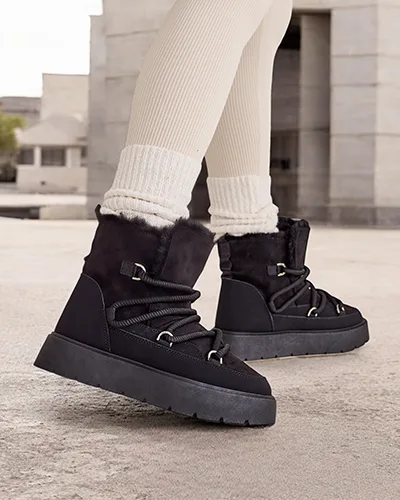 Dámske zimné topánky na šnurovanie Royalfashion Liloz