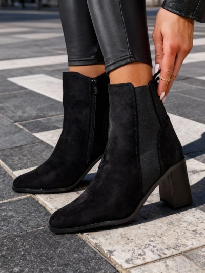 Dámske kotníkové čižmy s opätkom Royalfashion Enotto