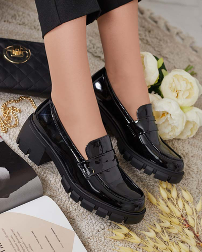 Royalfashion Dámske mokasíny na nízkom podpätku Denebel