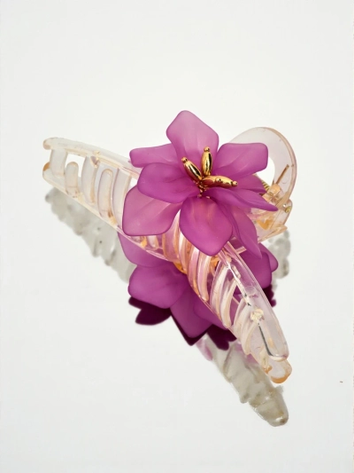 Royalfashion Lasni klips s cvetom