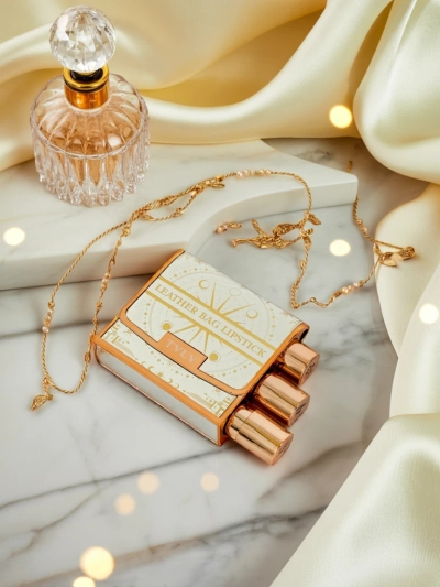 Aphrodite Aurora Luxe – Elegantno Usnjeno Etui s Triom Šmink 2,5/10ml Amalfi