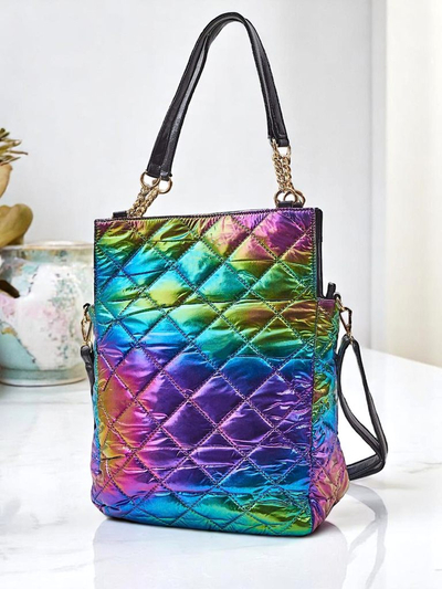 Royalfashion Veľká dámska kabelka HoloQuilt Shopper
