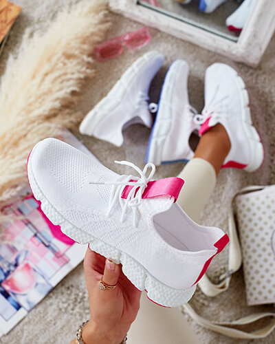 Dámska športová obuv Baym biela a ružová - Obuv
