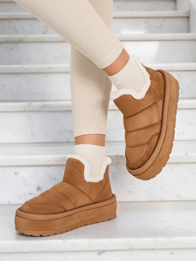 Royalfashion Dámske krátke čižmy Zoeno a'la snow boots