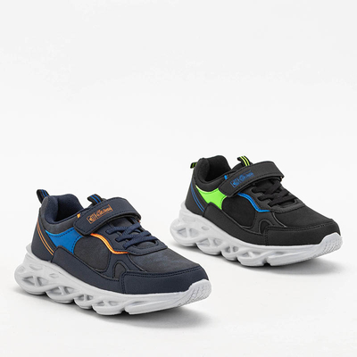 Čierne chlapčenské tenisky Olafi - Obuv