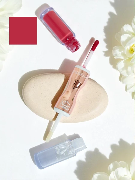 Rúž a číry lesk na pery 2 v 1 Lady Bug