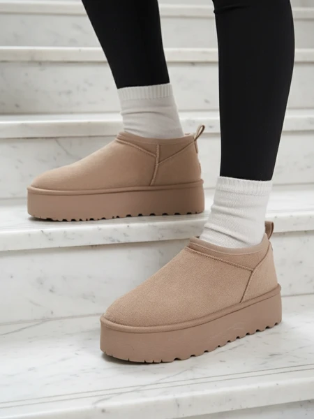 Royalfashion Dámske krátke čižmy a'la snow boots Ozozi