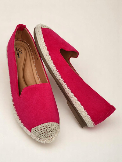 Royalfashion Dámske espadrilky z eko semišu Bombei