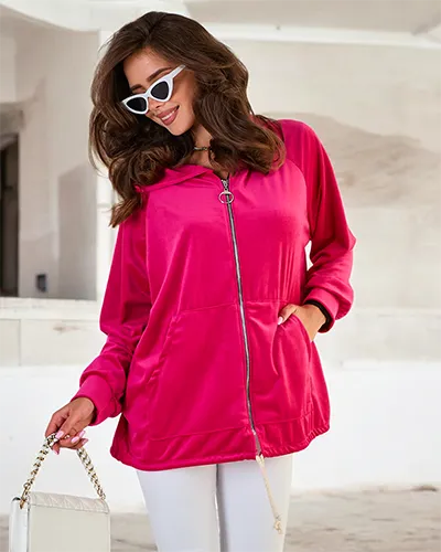 Royalfashion Dámska mikina bez kapucne