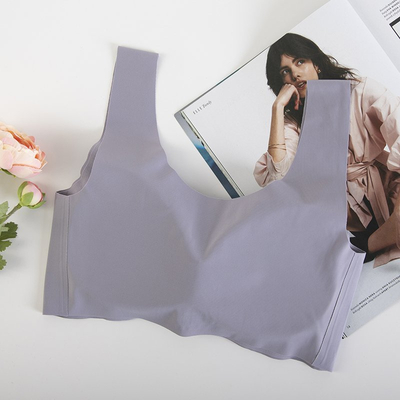 Dámska sivá bezšvová podprsenka - spodná bielizeň