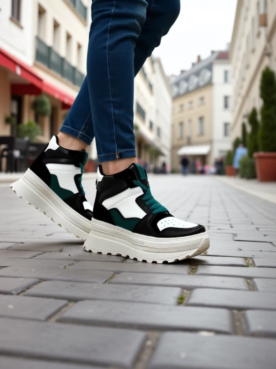 Royalfashion Vysoké dámske športové boty Geeky