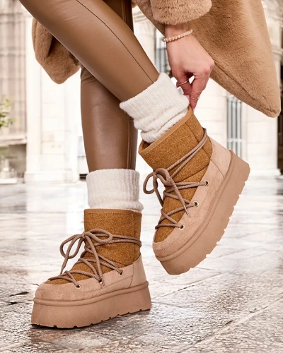 Royalfashion Dámske šnurovacie snehule Filori