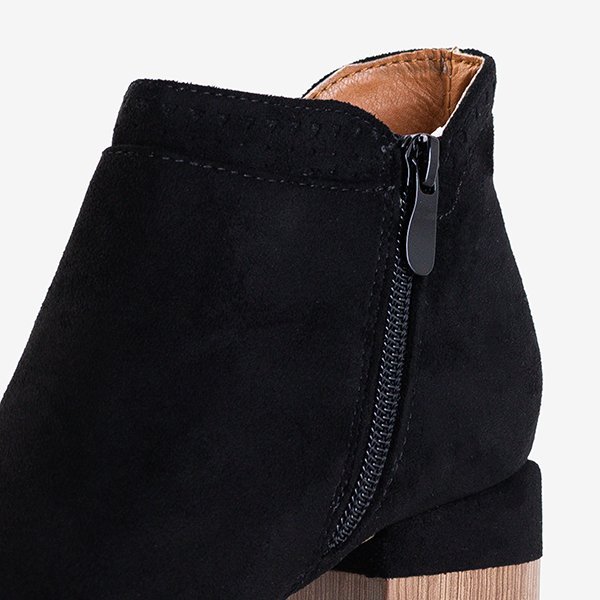 Boty na podpatku Black Tours - Obuv