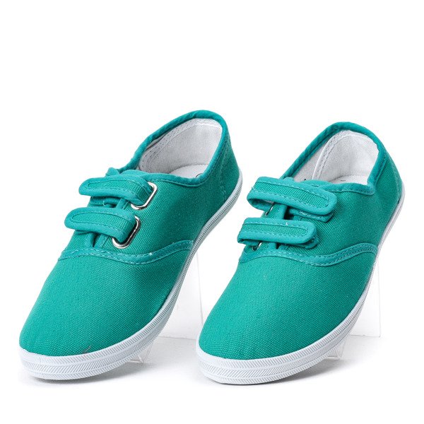 Zielone dziewczęce tenisówki Sweets - Obuwie