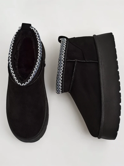 Royalfashion Dámske krátke topánky a'la snow boots Xoalla
