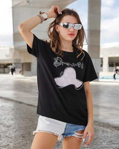 Royalfashion Dámska bavlnená blúzka s potlačou