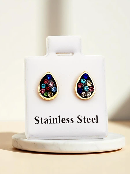 Royalfashion Dámske visiace náušnice v tvare slzy